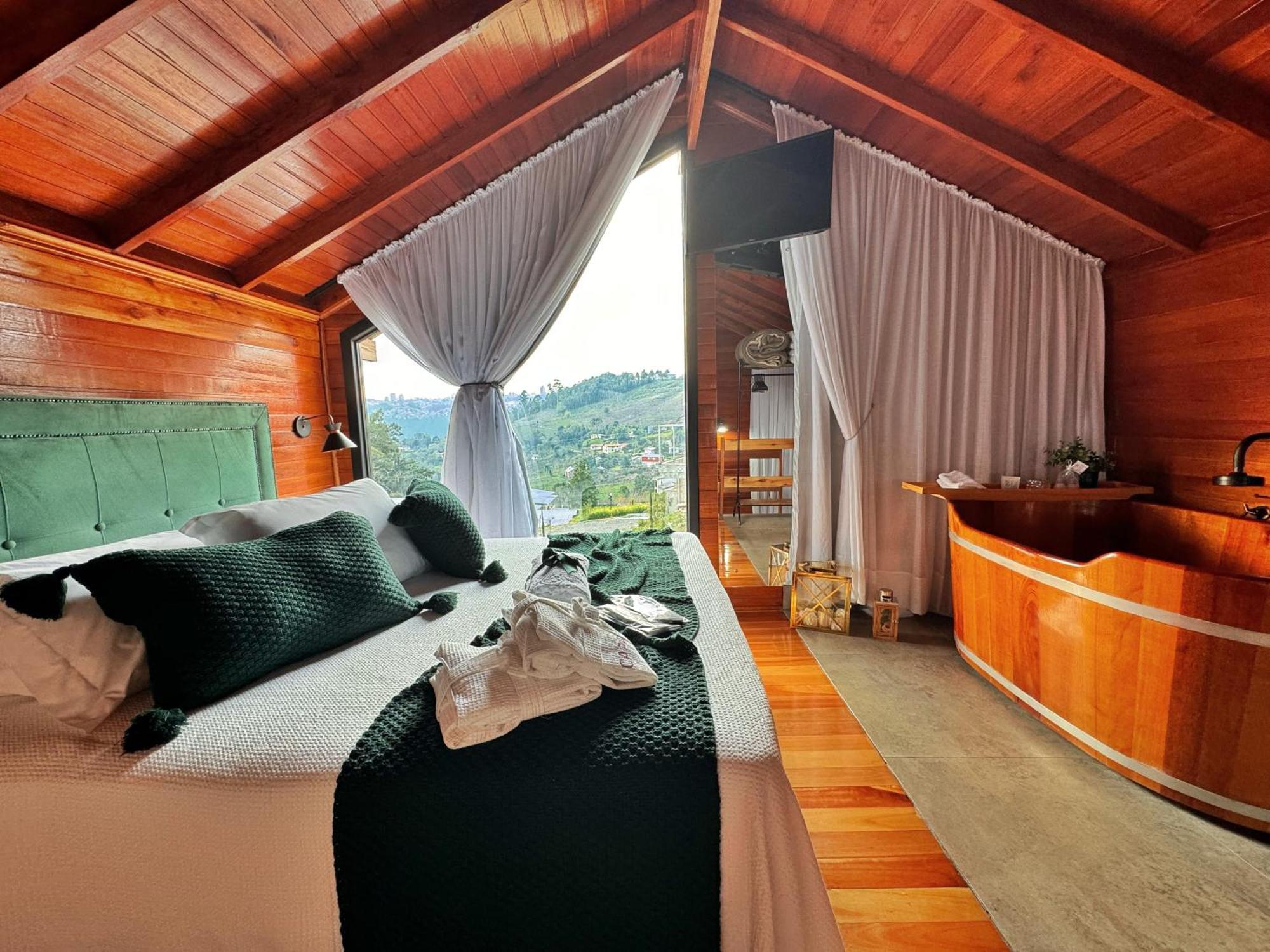Capanna Del Vale - Um Refugio No Vale Dos Vinhedos Com Experiencia Exclusiva De Degustacao Na Vinicola Dom Candido 本图贡萨尔维斯 外观 照片